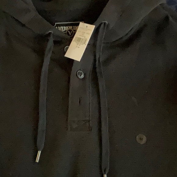 American Eagle Super Soft Thermal Henley Hoodie - Men’s M - Picture 5 of 5